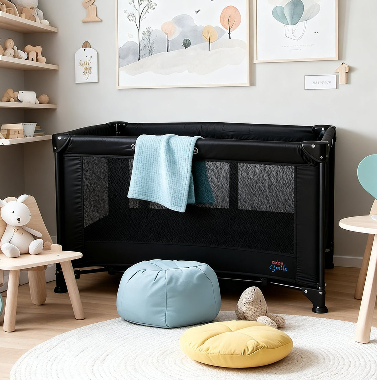 The Sophia Basic Campcot with Bassinet
